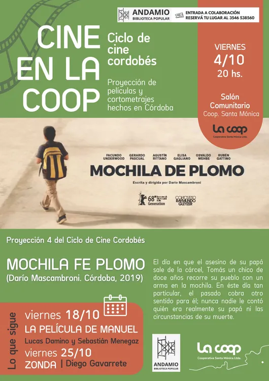 cine en la coop Octubre
