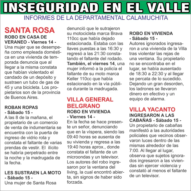 POLICIALES