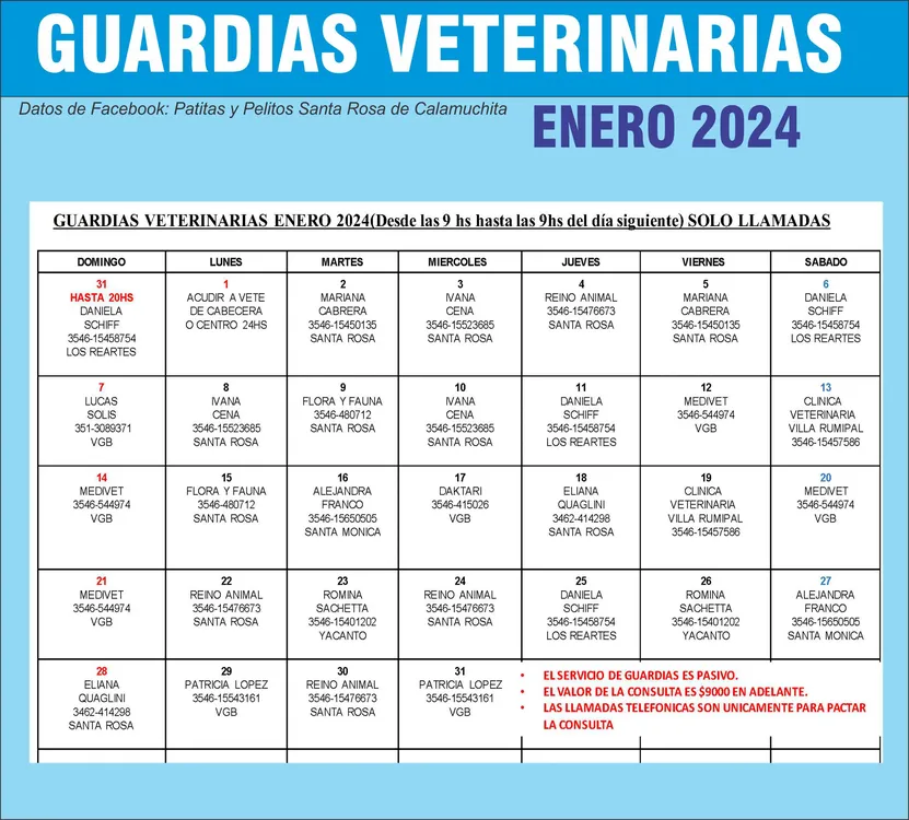GUARDIAS ENERO-24
