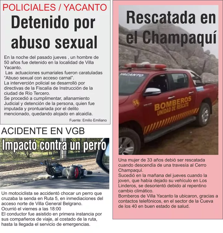 NOTICIAS POLICIALES