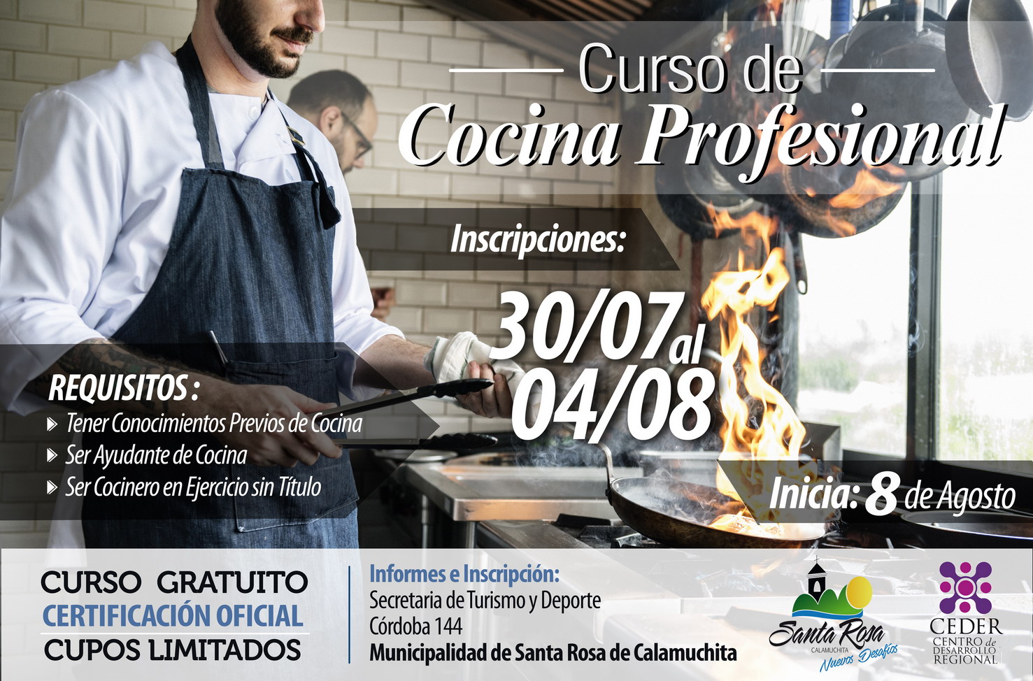 Curso Profesional Ayudante de Cocina