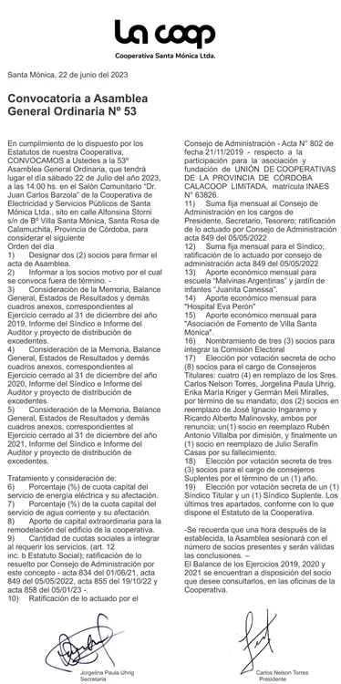 cooperativa sta monica