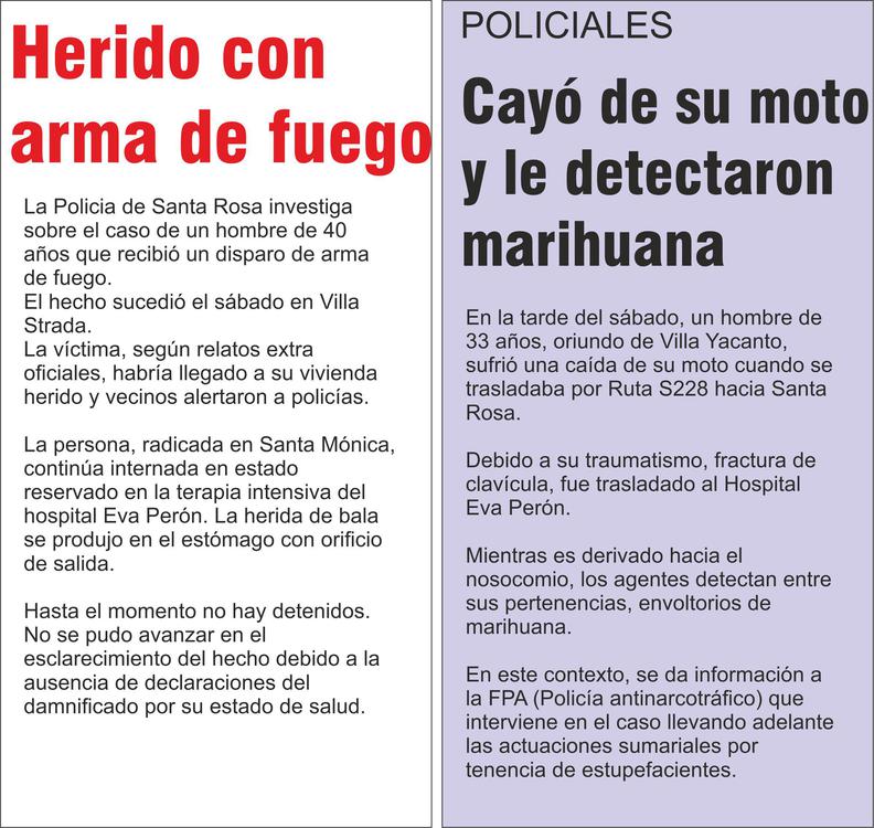 policiales del sabado
